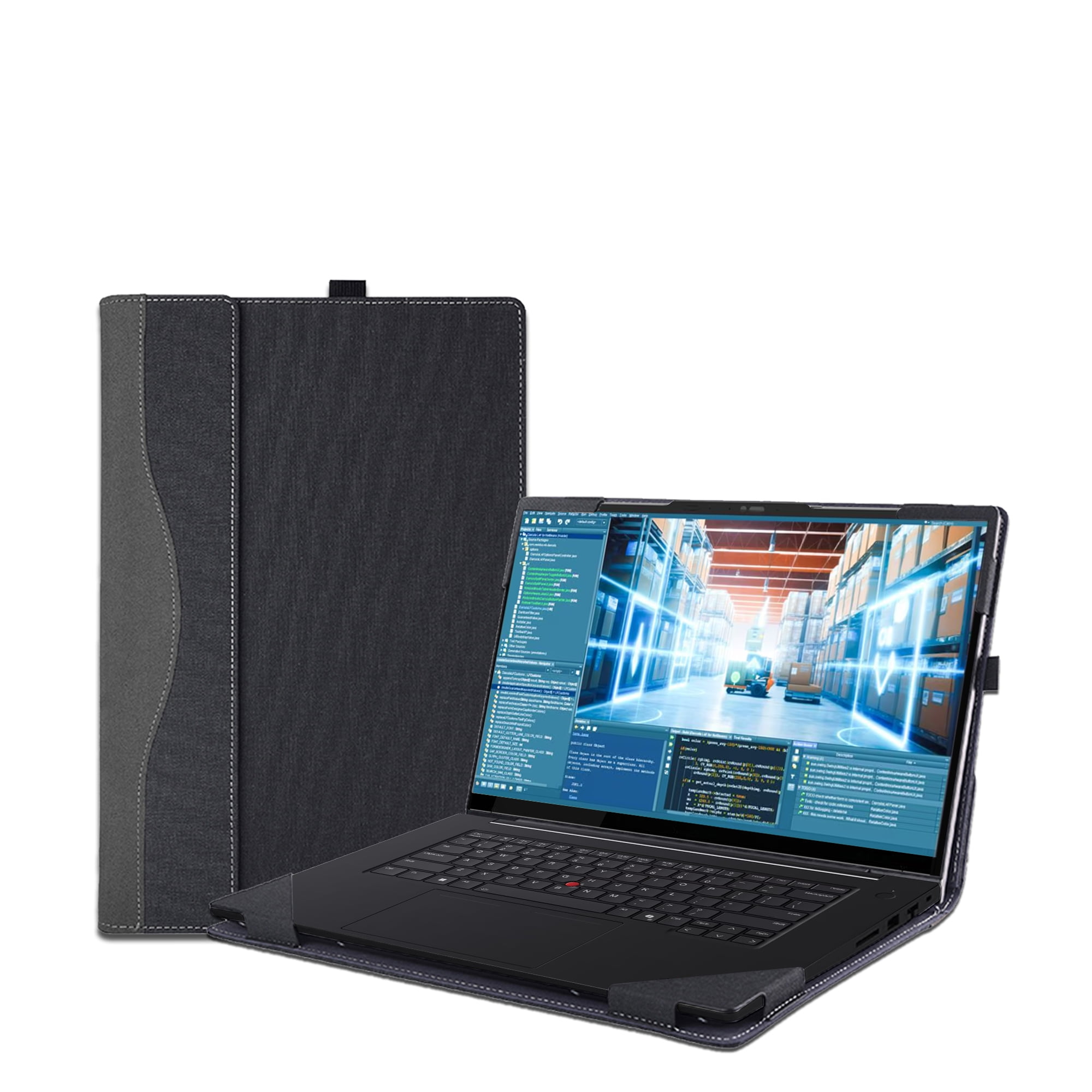 LIMIYUE 16'' Laptop Case Cover for Lenovo ThinkPad P1 Gen 7/Gen8 & for ThinkPad T1g Gen 8 Sleeve,PU leather Notebook PC Protective Bag with Pen Holder