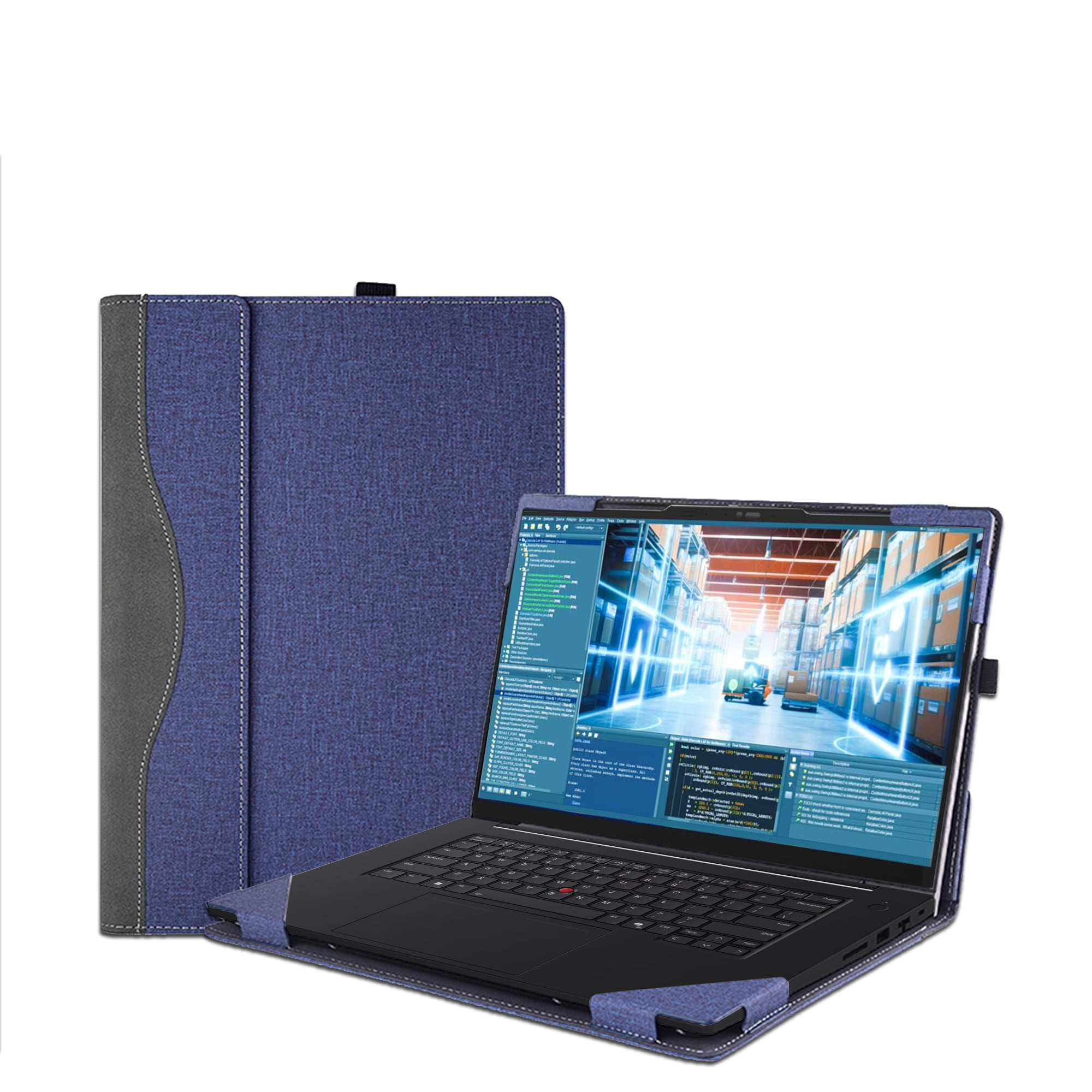 LIMIYUE 16'' Laptop Case Cover for Lenovo ThinkPad P1 Gen 7/Gen8 & for ThinkPad T1g Gen 8 Sleeve,PU leather Notebook PC Protective Bag with Pen Holder