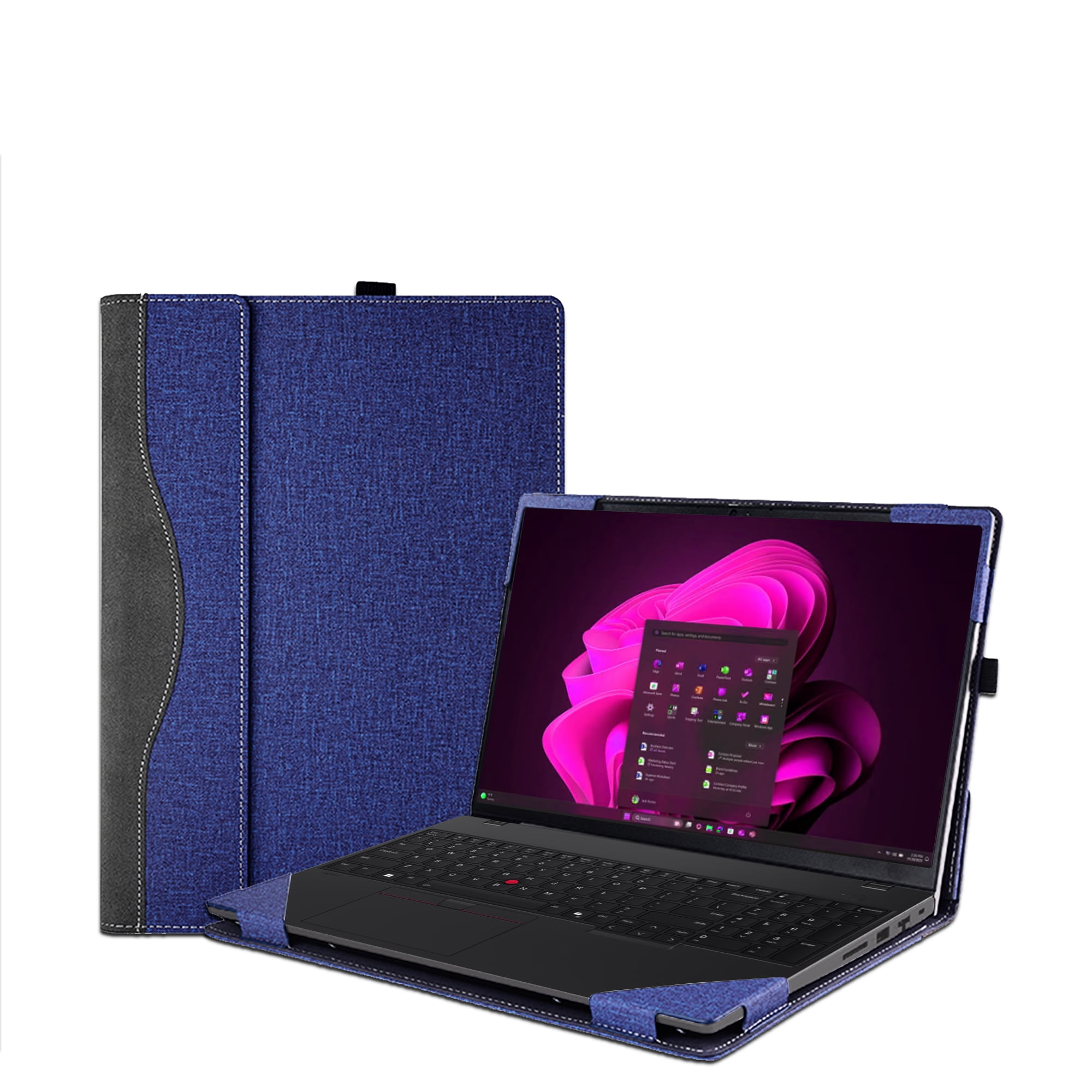 LIMIYUE 16 inch Laptop Case Cover for Lenovo ThinkPad T16 Gen4 /Gen3 &for ThinkPad P16s Gen 4 Sleeve,PU leather Notebook PC Protective Bag with Pen Holder