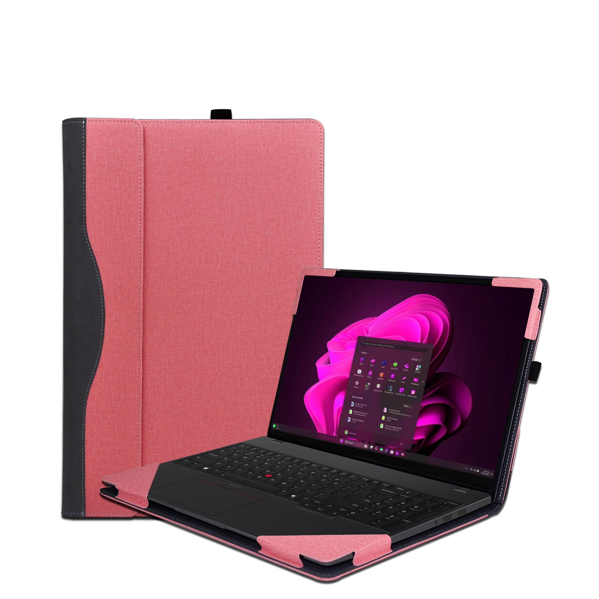 LIMIYUE 16 inch Laptop Case Cover for Lenovo ThinkPad T16 Gen4 /Gen3 &for ThinkPad P16s Gen 4 Sleeve,PU leather Notebook PC Protective Bag with Pen Holder