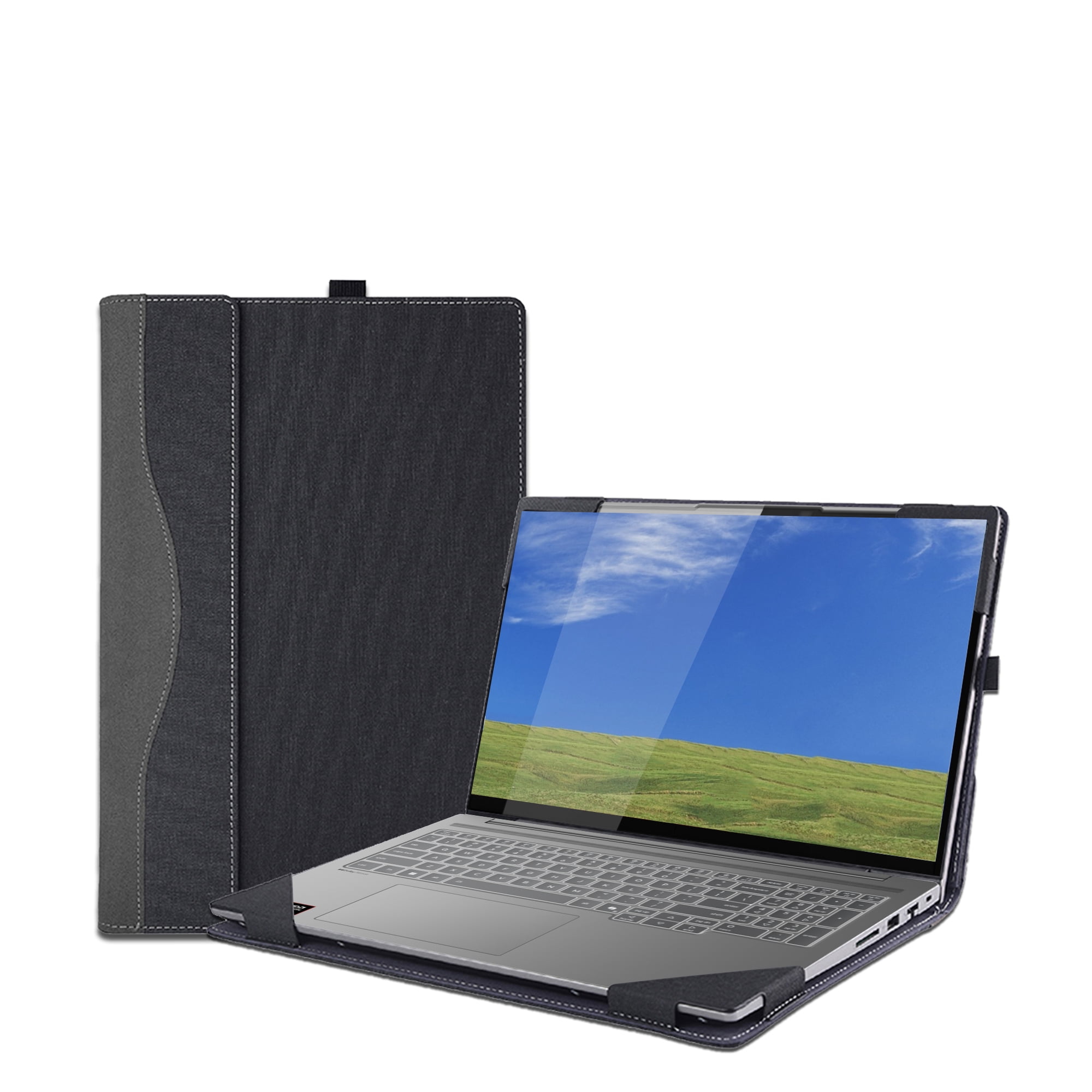 LIMIYUE 16 inch Laptop Cover Case for Lenovo IdeaPad Pro 5 16AKP10 /16IAH10 /16ASP10 Sleeve,PU leather Protective Notebook PC Bag accessories with Pen Holder and Heat dissipation hole