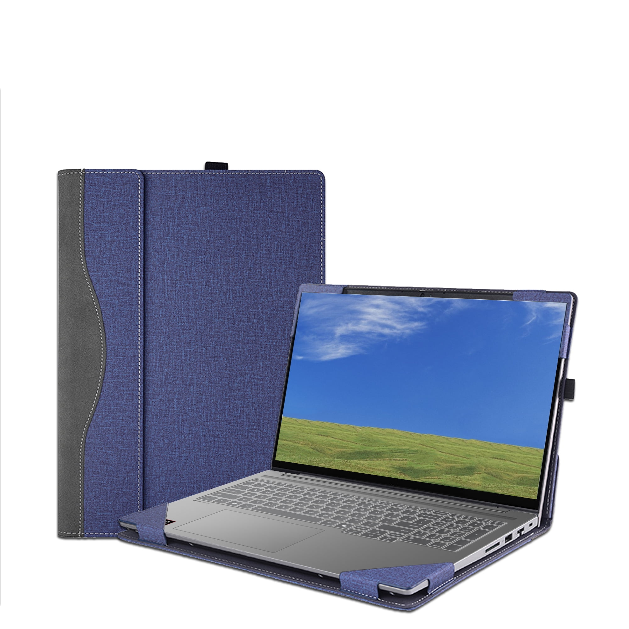 LIMIYUE 16 inch Laptop Cover Case for Lenovo IdeaPad Pro 5 16AKP10 /16IAH10 /16ASP10 Sleeve,PU leather Protective Notebook PC Bag accessories with Pen Holder and Heat dissipation hole