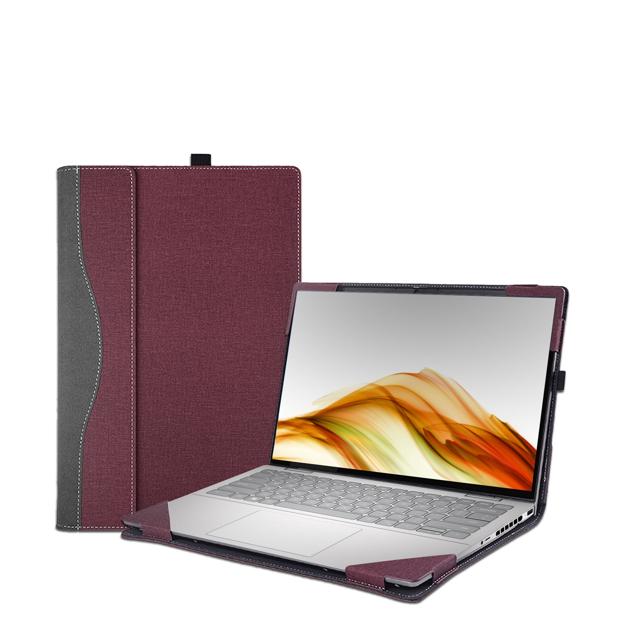 LIMIYUE Laptop Case Cover for HP EliteBook 6 G1q G1i  G1iR G1a 14 inch & for 14'' ProBook 4 G1i /G1q /G1a Sleeve,PU leather Protective Shell Notebook PC Bag accessories