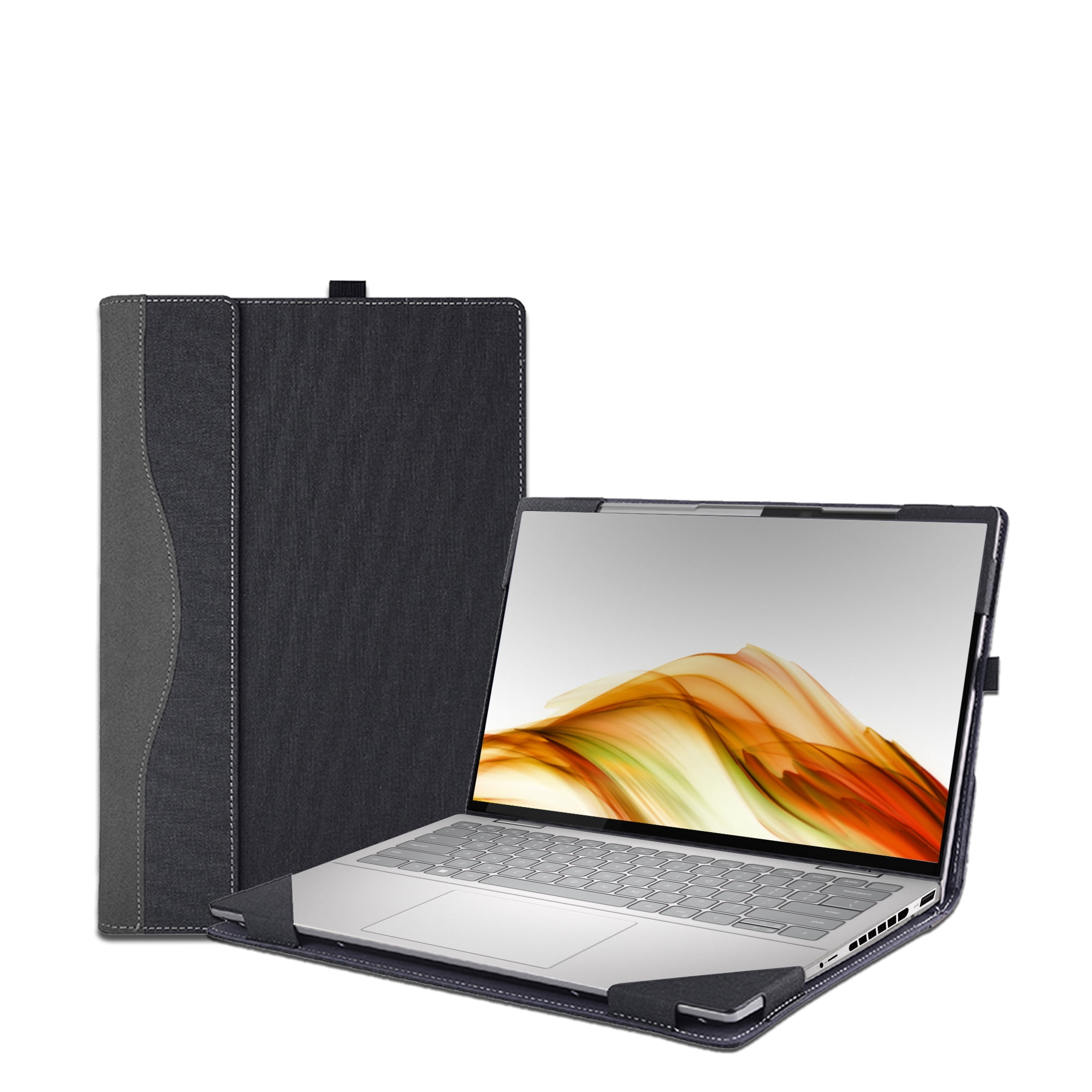 LIMIYUE Laptop Case Cover for HP EliteBook 6 G1q G1i  G1iR G1a 14 inch & for 14'' ProBook 4 G1i /G1q /G1a Sleeve,PU leather Protective Shell Notebook PC Bag accessories