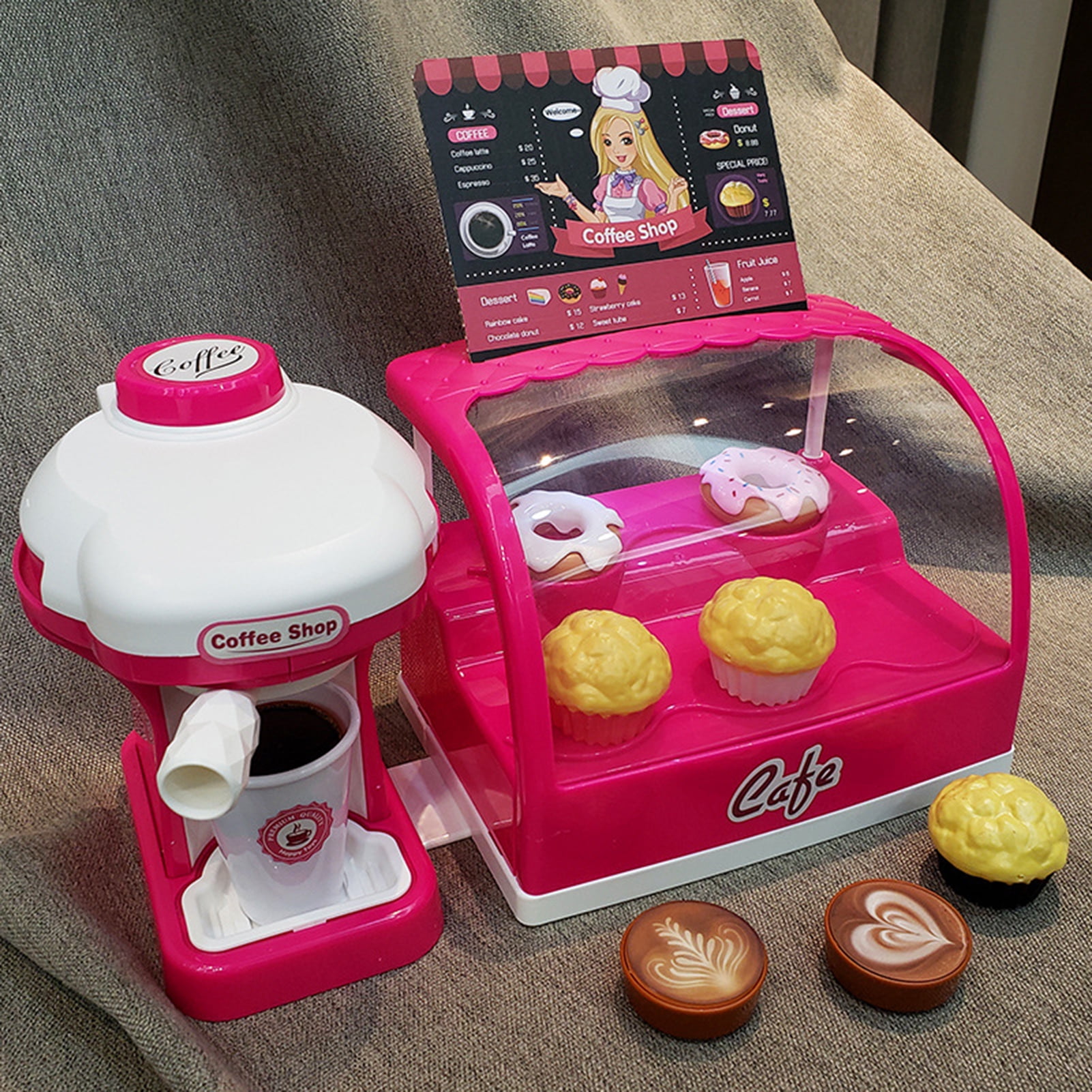 LINASHI 1 Set Play House Toy with Light Learning Cognition Plastic