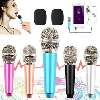  Uniwit Mini Portable Vocal/Instrument Microphone for Mobile  Phone Laptop Notebook Apple iPhone Sumsung Android with Holder Clip  (Silver) : Musical Instruments