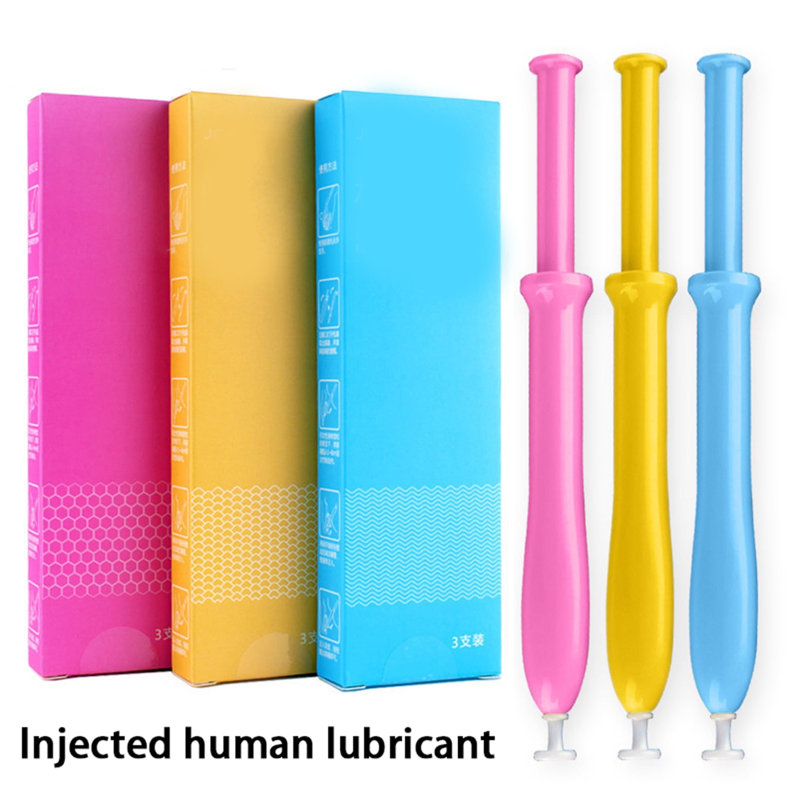 LINASHI 3Pcs 3g Couples Lubricant Water Based Injecting Type Natural