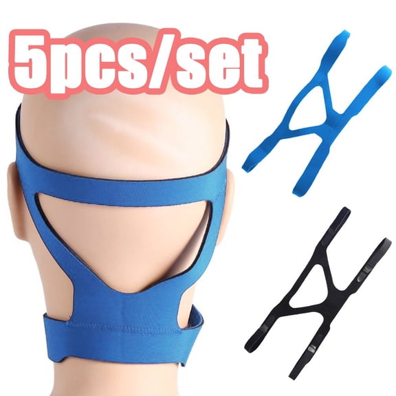 LINASHI 5pcs/set 4 Points Universal Headgear Strap Headband Soft Stretchy Material for Nose Face Cover