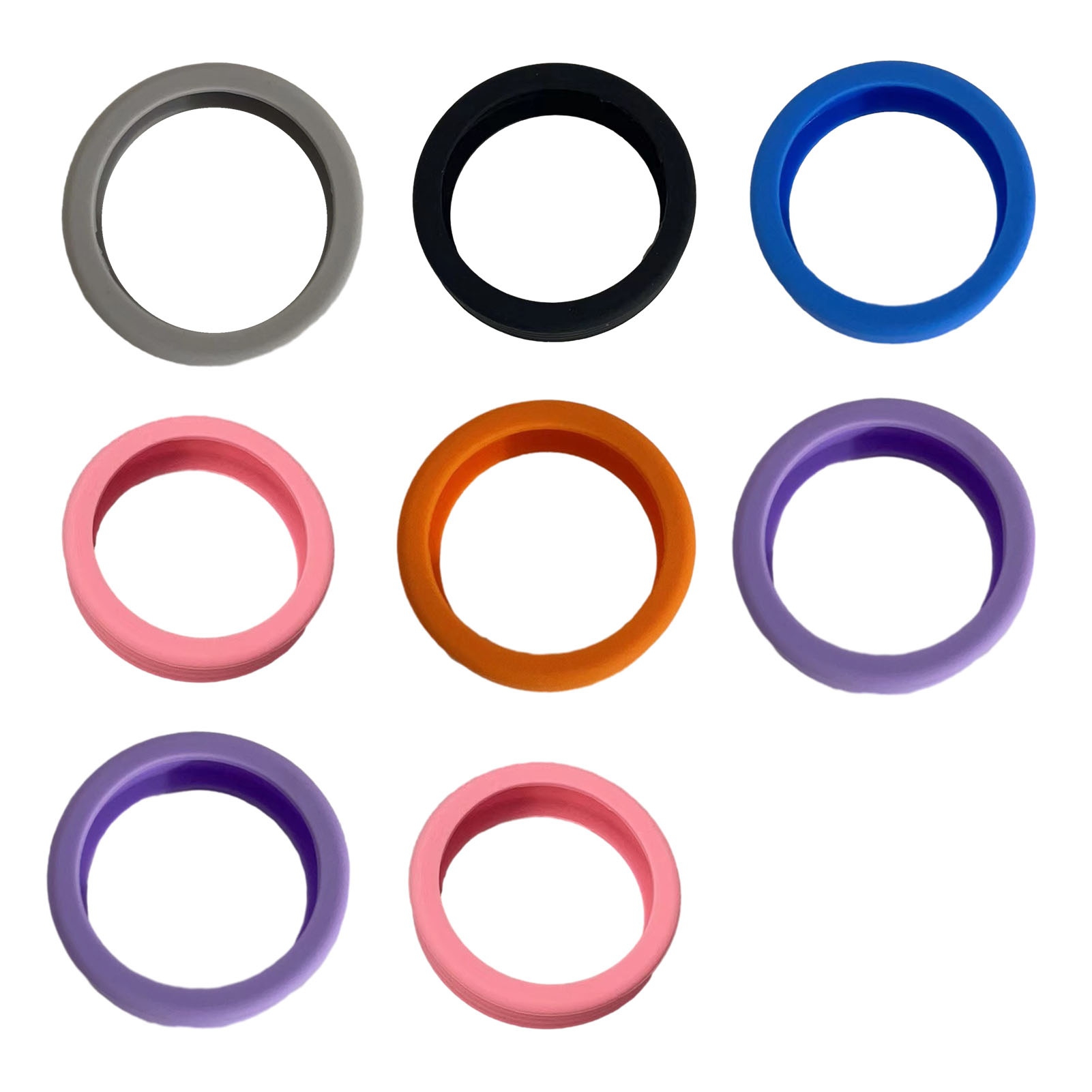 LINASHI 8Pcs/Set Luggage Suitcase Wheels Cover Reduce Noise Carry on