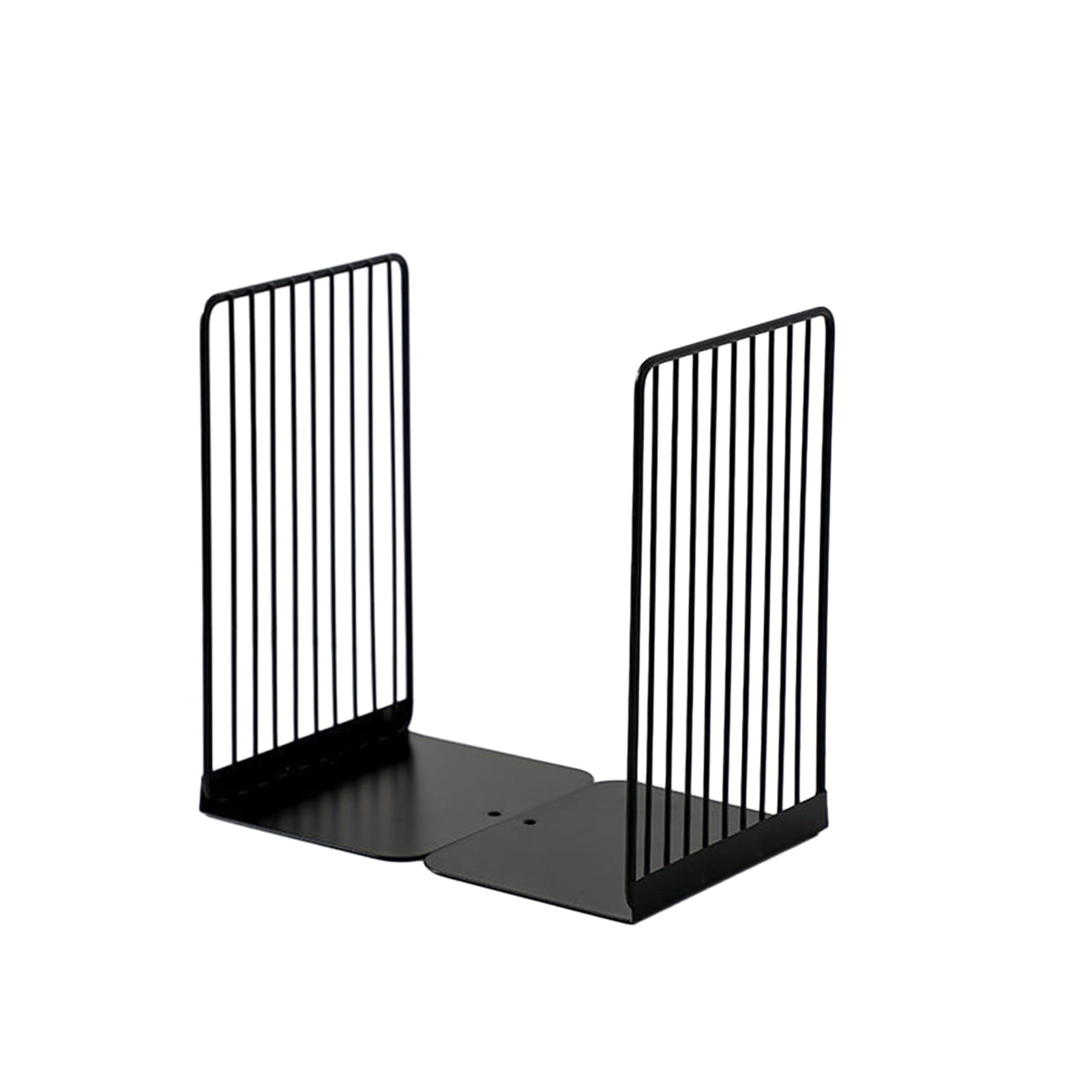 LINASHI Book Stand 1 Pair Hollow Metal Book Clip Stand Simple Desktop