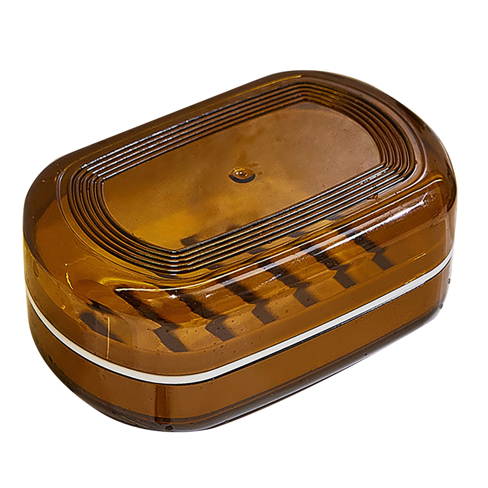 LINASHI Drainage Soap Dish Bathroom Soap Box Double-layer Quick ...