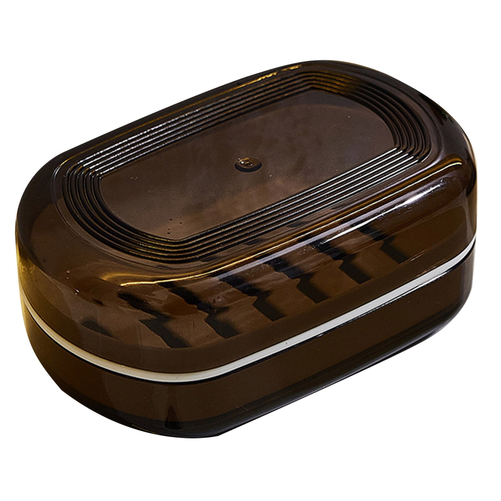 LINASHI Drainage Soap Dish Bathroom Soap Box Double-layer Quick ...