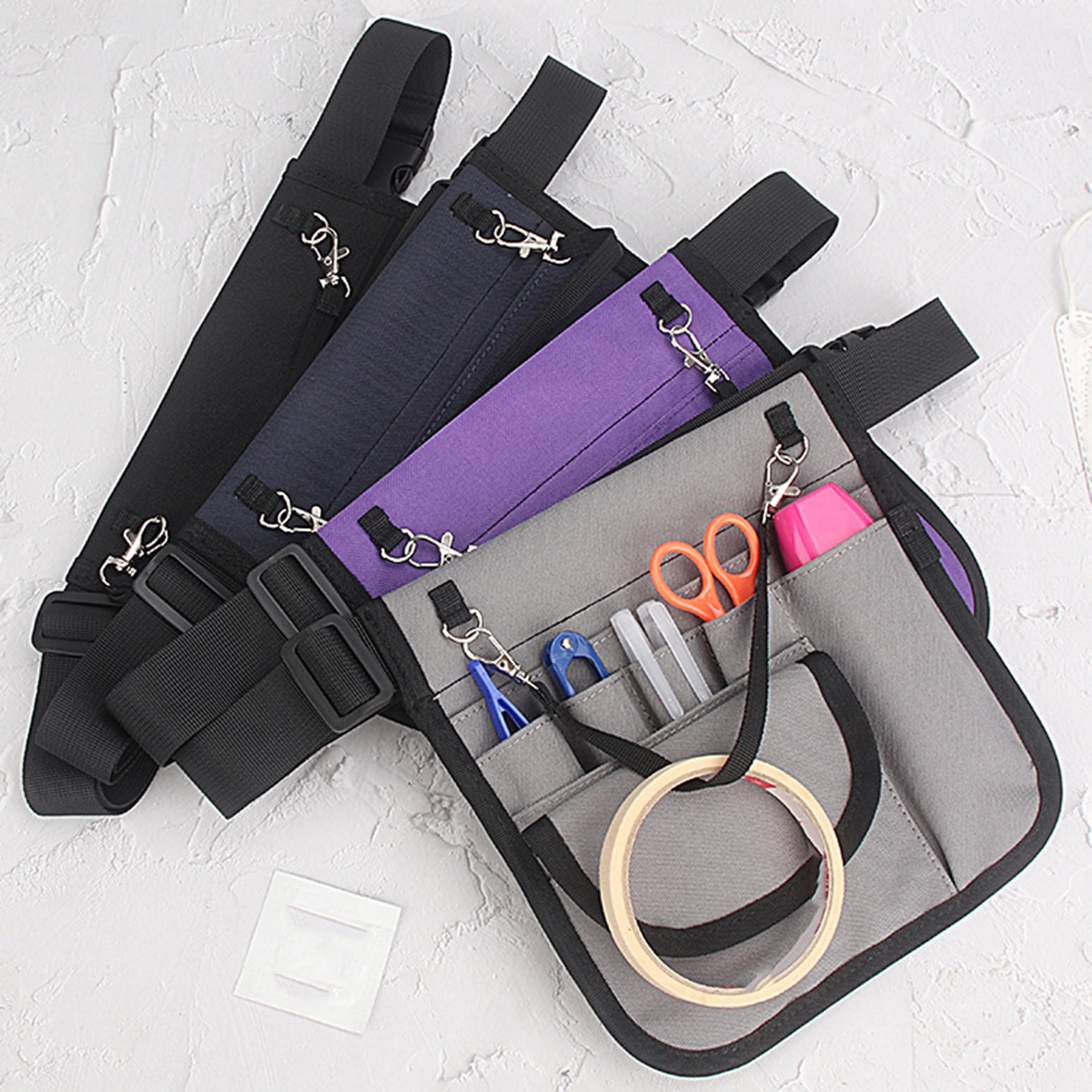 LINASHI Nurse Fanny Pack Multiple Pockets Large Capacity Adjustable Belt Tool Storage Emergency