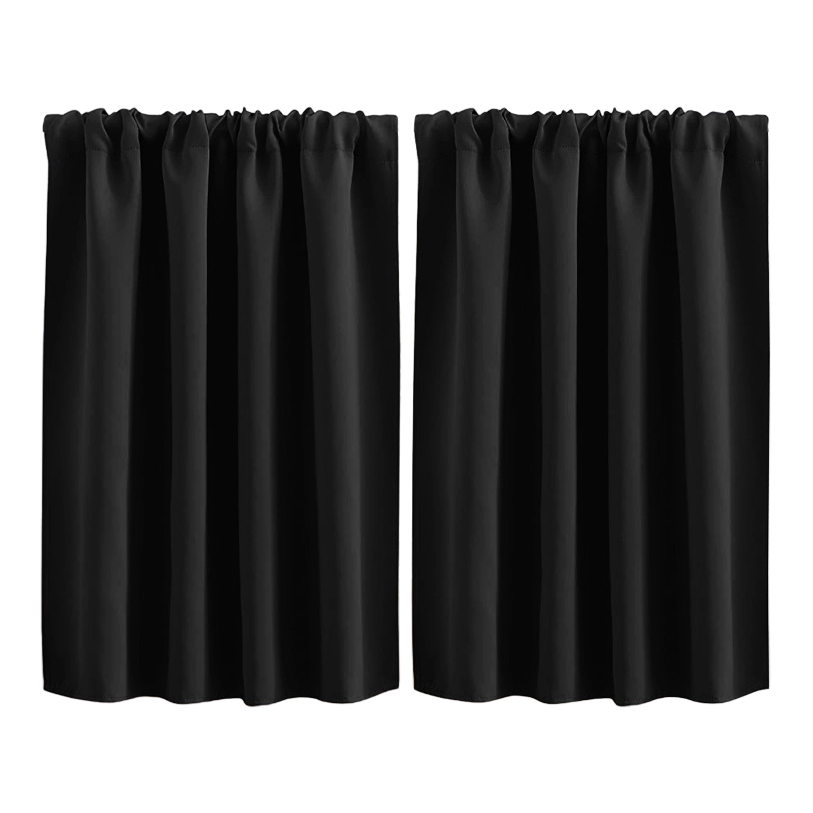 LINASHI Sunlight Blocking Curtains Small Curtain Blackout Privacy