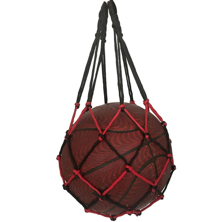 LINASHI Volleyball Net Bag Mesh Sports Bag for Basketball Football Volleyball Durable Versatile Net Bag for Storage Carrying of Sports Equipment Basketball Walmart