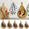 thumbnail image 1 of LINASHI Wall Hanging Vegetable Fruit Baskets Bohemian Style Teardrop Hanging Basket Woven Wall Hanging Basket Planter Wall Mount Fruit, 1 of 7