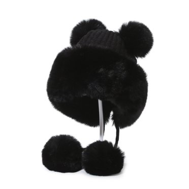 LINASHI Winter Winter Warm Hat Super Soft Ultra-thick Solid Color Windproof Women Beanie Hat Knitted Accessories