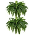 thumbnail image 1 of LINBONIO Set of 2 Artificial Fern,40IN Artificial Boston Fern Large Hanging Plant,Fake Ferns for Planter Garden Porch Entrance Home Windowsill Yards Farmhouse Decoraction, 1 of 8