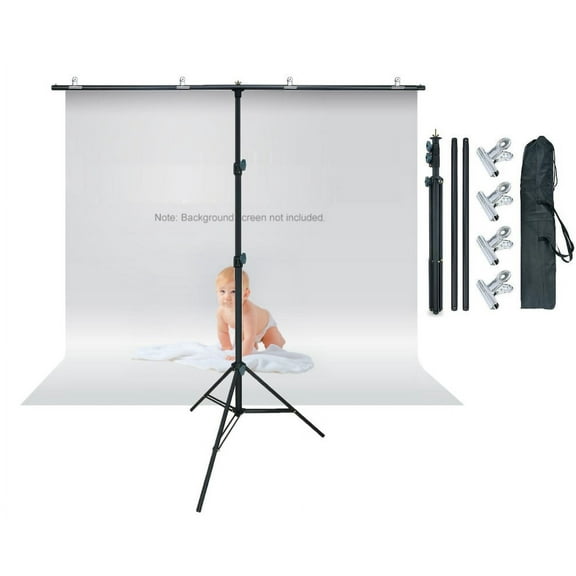LINCO 6.7x5ft T-Shape Backdrop Stand Background Support with Carrying Bag for Photo Studio Party Decoration Wedding-AM168