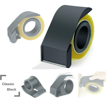 LINCO Handheld Tape Dispenser for Moving Packaging Shipping Office Storage - Black