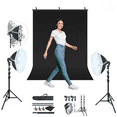 thumbnail image 1 of LINCO Photo Lighting Kit Softbox Light Kit with 5x6.7ft Backdrop Stand for Photography, 1 of 18