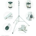 thumbnail image 1 of LINCO White 9ft Light Stand Steel Heavy Duty Tripod Stand for Work Light/Flood Light/DJ Party Lights, 1 of 11
