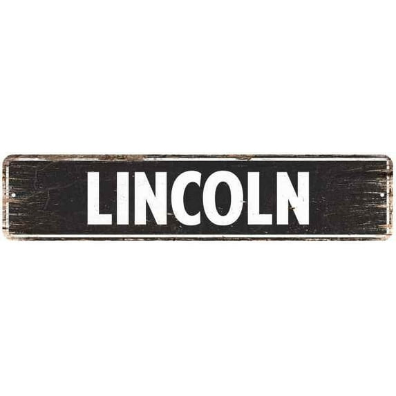 LINCOLN Gift Cities Metal Signs Home Decor Gift 4x18 204180004075