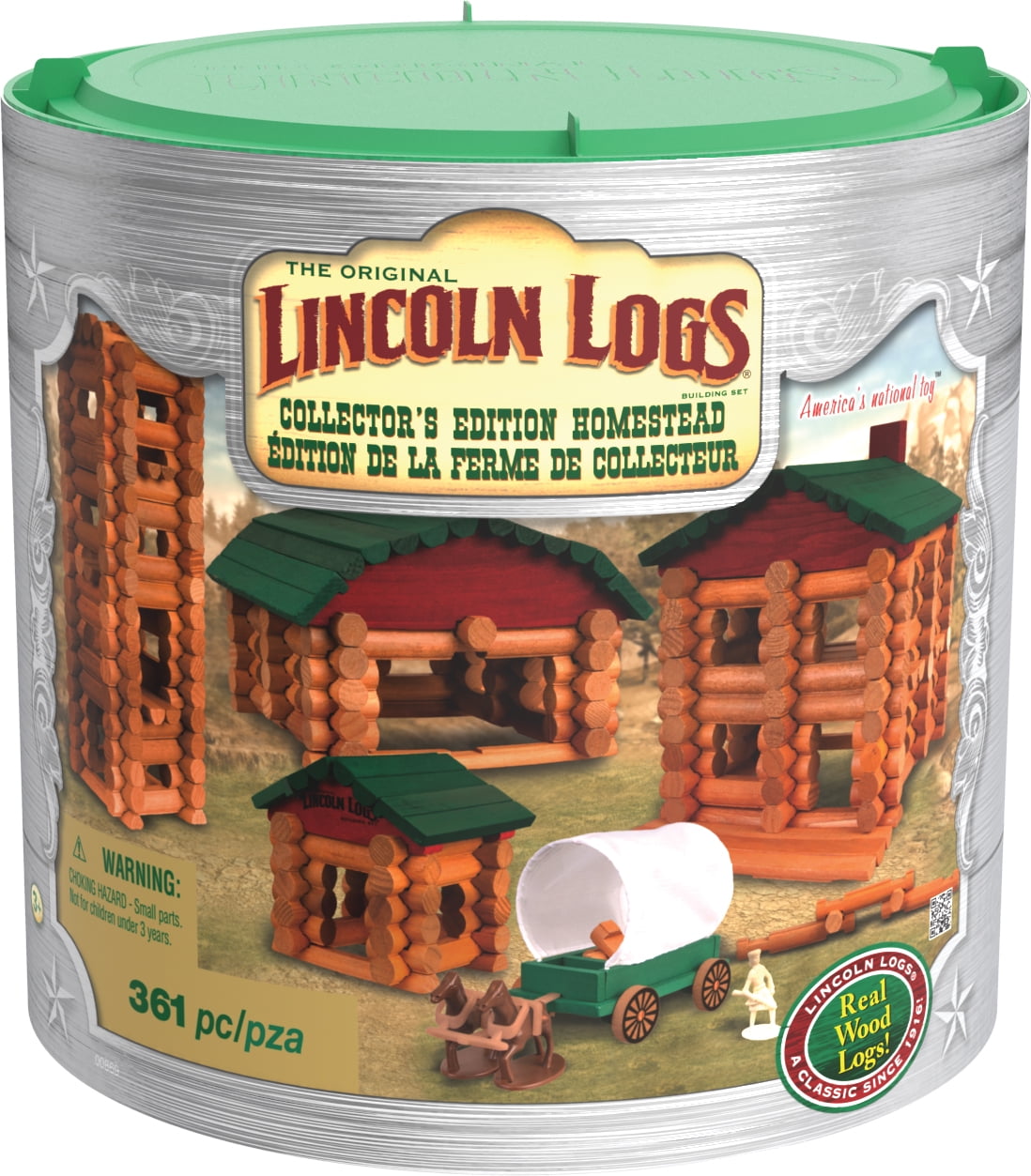 Lincoln top logs walmart
