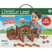 LINCOLN LOGS Classic Farmhouse - 268 All Wood Parts - Ages 3 and up