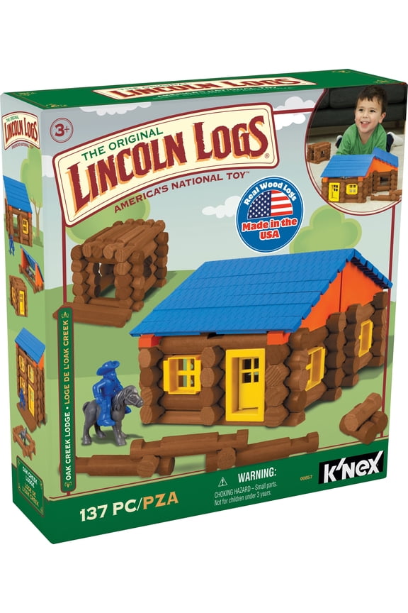 - Oak Creek Lodge - 137 Pieces - Ages 3 Preschool Education Toy