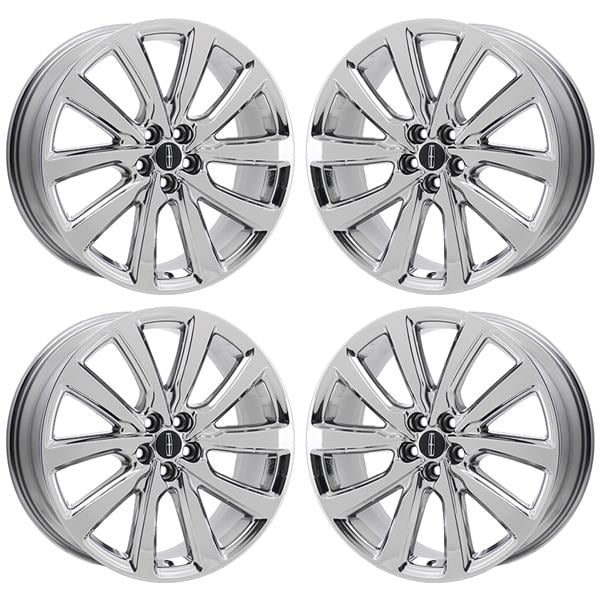 LINCOLN NAUTILUS 2019 - 2023 PVD BRIGHT CHROME Factory OEM Wheels Rims ...