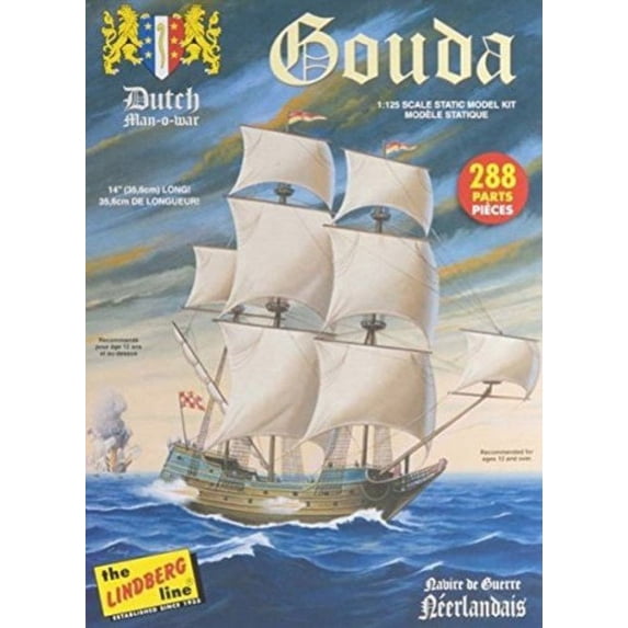 LINDBERG HL204/06 1/25 Gouda Dutch Man of War