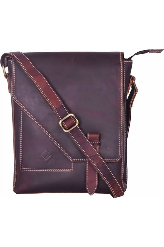 Leather Messenger Bag for Men Leather Shoulder Bag Leather Crossbody Bag Satchel Bag Men