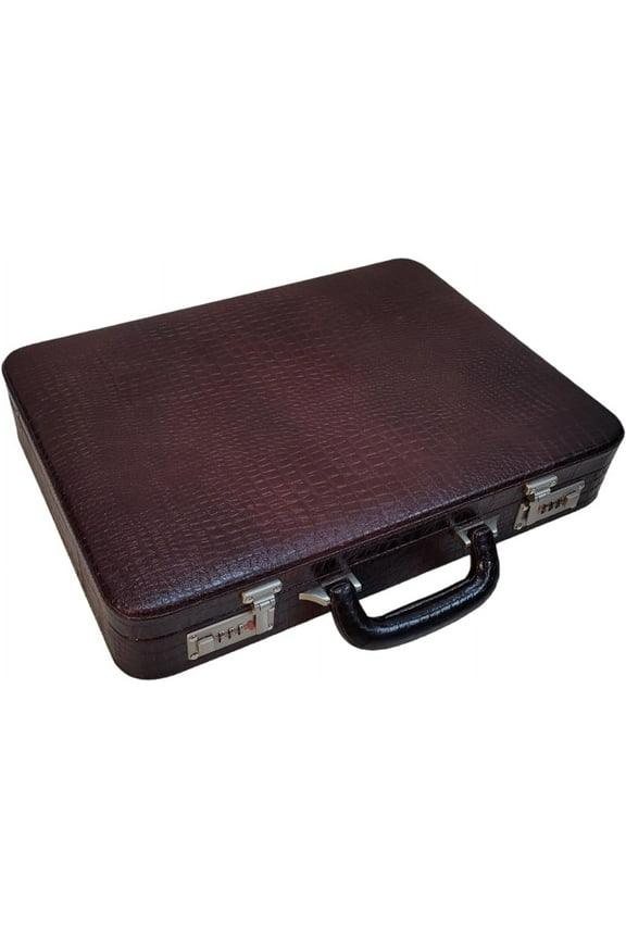 Men's Leather Briefcase | Business Leather Handbag | Doctors Safety Kit Bag Leather Attache | Gift For Him