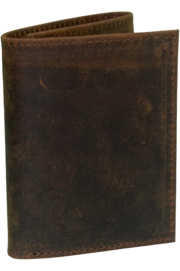 RFID Leather Tri-fold Wallet for Men, Leather Card Holder, Mens Leather Wallet, Gift For Men