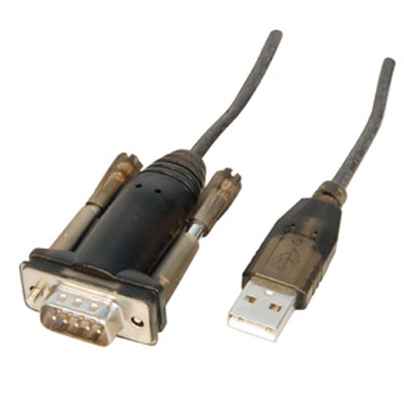 LINDY 1.5 Meter USB to Serial Adapter 9 Way RS-232 (42855)