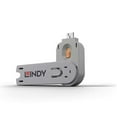 thumbnail image 1 of LINDY USB Type A Port Blocker Key, Orange, 1 of 5