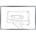 thumbnail image 1 of LINE AND BRUSH - Continuous Line Cassette Wall Poster, 14.725" x 22.375" Framed, 1 of 5