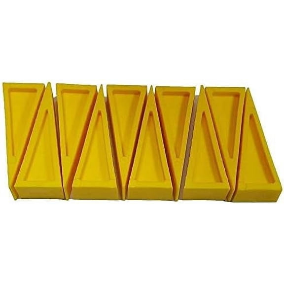 LINE2design Door Stopper Rubber Doorstops Wedge Door Open Sprinkler Wedge - 10PK