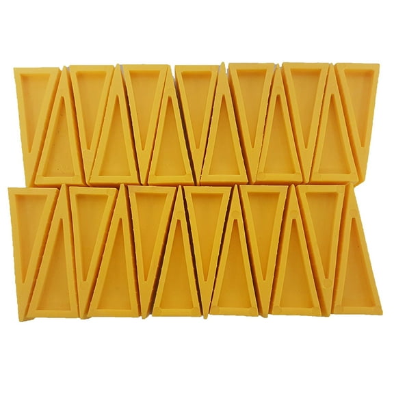 LINE2design Door Stopper Rubber Doorstops Wedge Door Open Sprinkler Wedge - 25PK