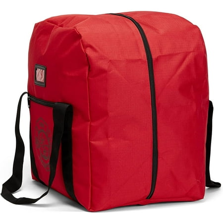 LINE2design Firefighter Rescue Step-in Turnout Fire Gear Easy Storage Bag - Red