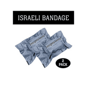 LINE2design Israeli 4" Emergency Compression Bandage, Battle Dressing for First Aid, 2 Pack