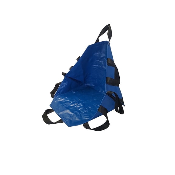 LINE2design Patient Transfer Sheet, Portable Transport Unit with 8 Handles, Royal Blue