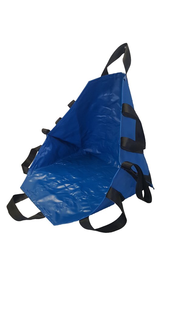 LINE2design Patient Transfer Sheet - Portable Transport Unit - 8 Handles - Royal Blue