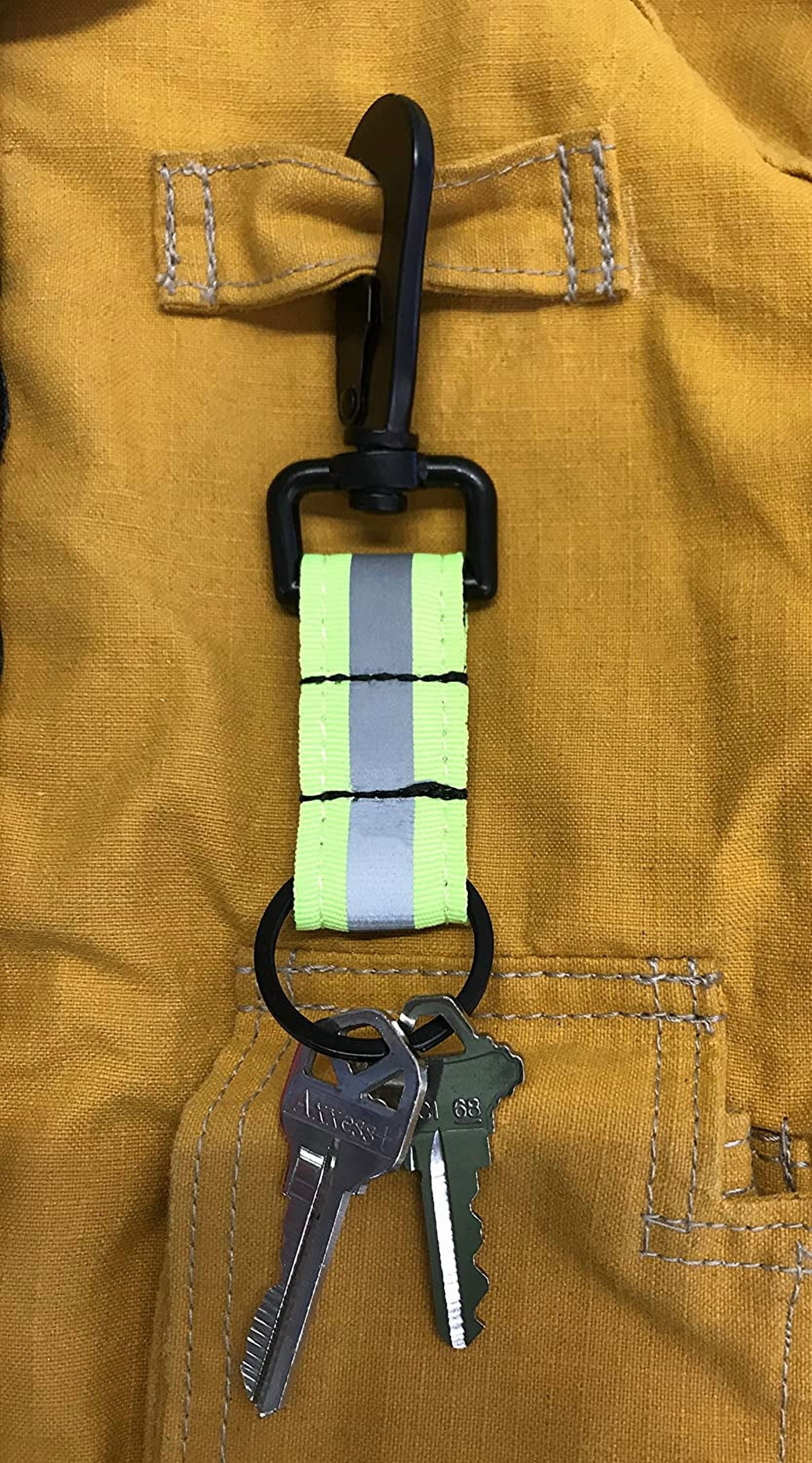 LINE2design Reflective Firefighter Key Ring - Fire Rescue Nylon ...