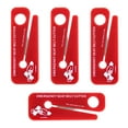 thumbnail image 1 of LINE2design Seat Belt Cutters - EMS Car Safety Tools, 6" x 1" x 9", Pack of 4, Red, 1 of 4