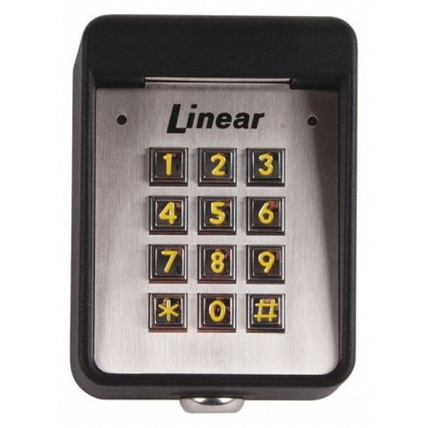 Linear Black and Silver Exterior Digital Keypad