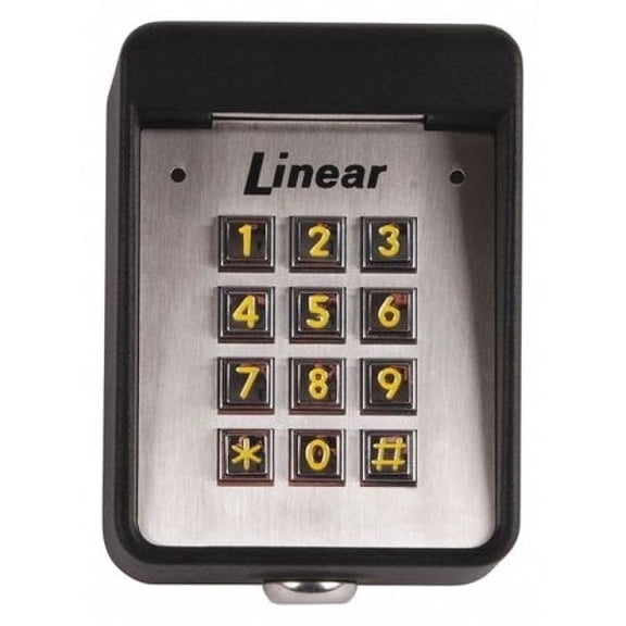 LINEAR AK-11 Exterior Digital Keypad,5-1/2" H