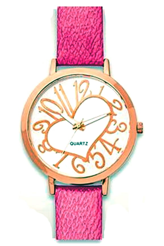 Funky Number Heart Dial Watch