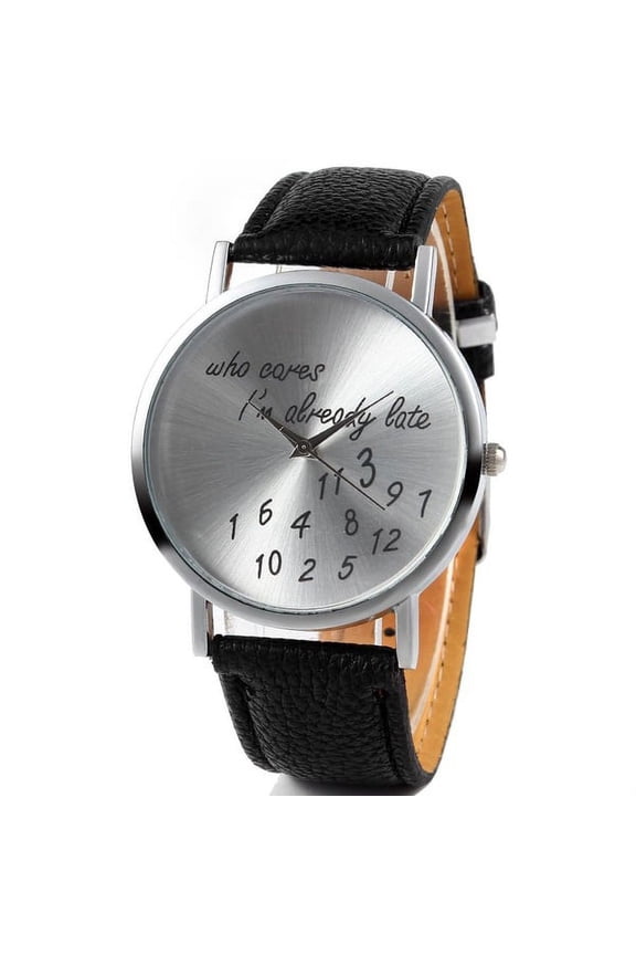 Message Watch Who Cares Black Band